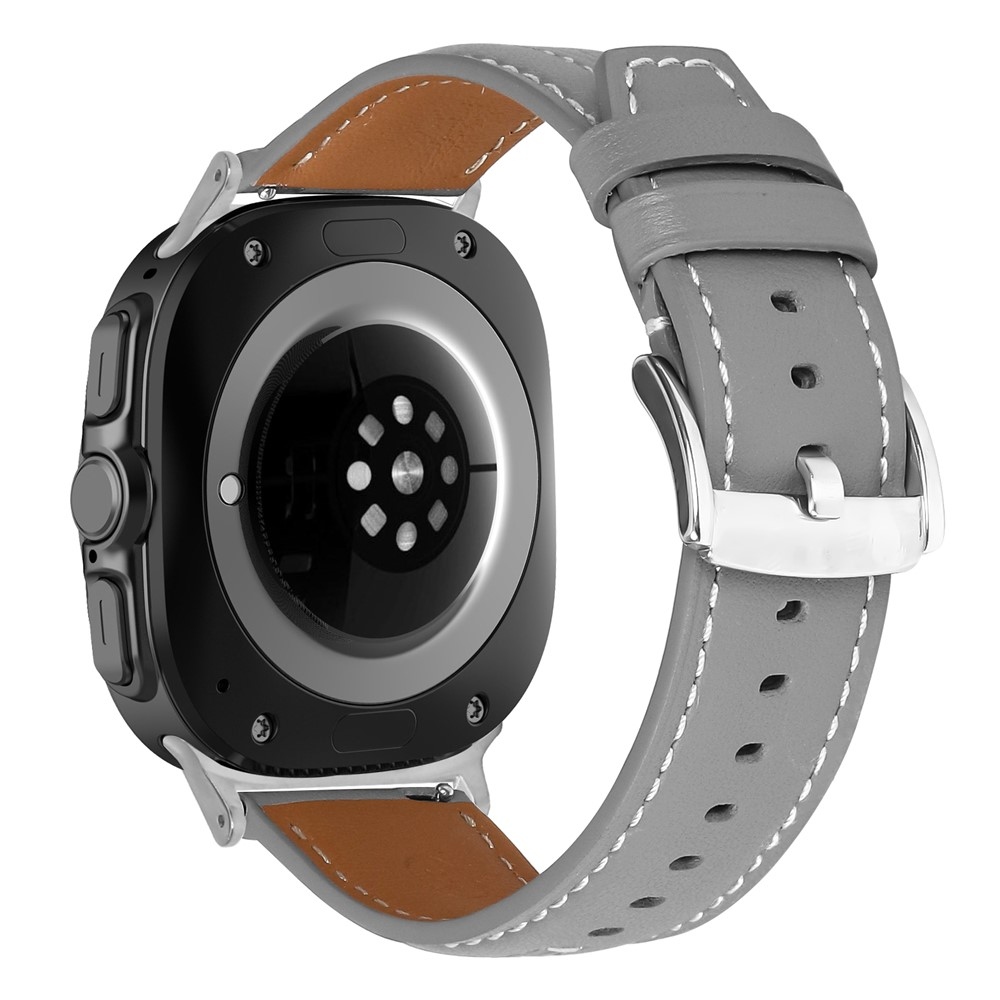 Leathe koženkový řemínek na Samsung Galaxy Watch Ultra (2025) 47mm - světlešedý