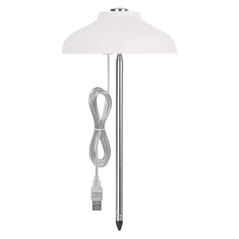LED GROW pěstební lampa 5 W, časovač - bílá