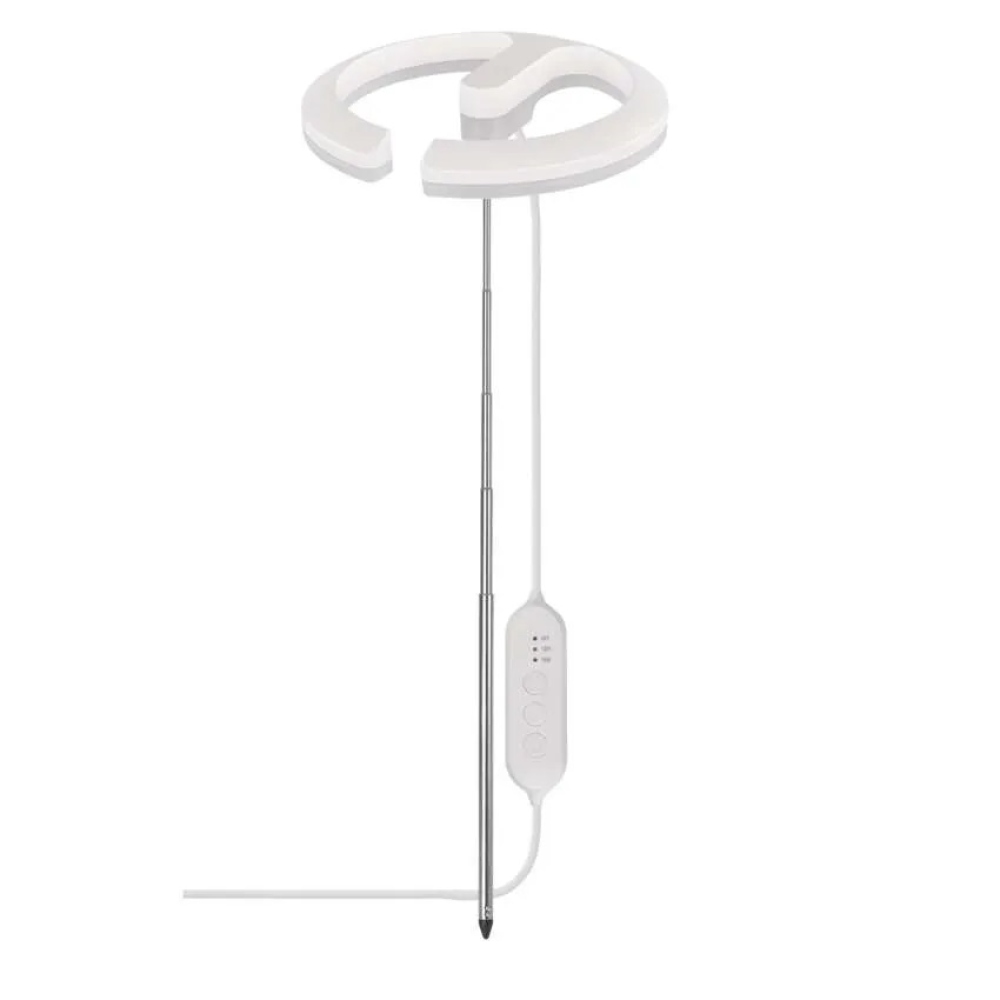 LED GROW pěstební lampa 8 W, časovač, stmívatelná - bílá