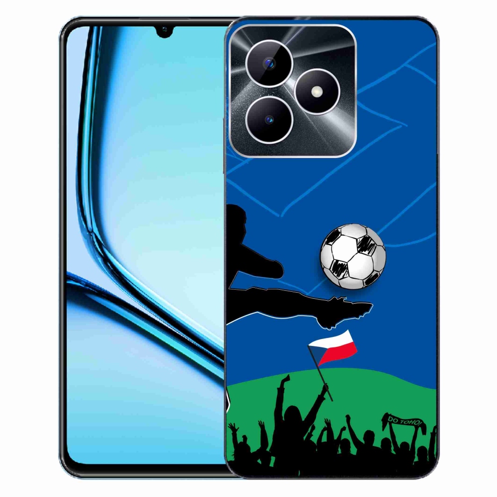Gelový kryt mmCase na Realme Note 50 - fanoušci fotbalu
