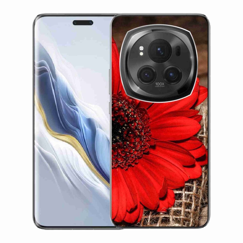 Gelový kryt mmCase na Honor Magic 6 Pro 5G - gerbera