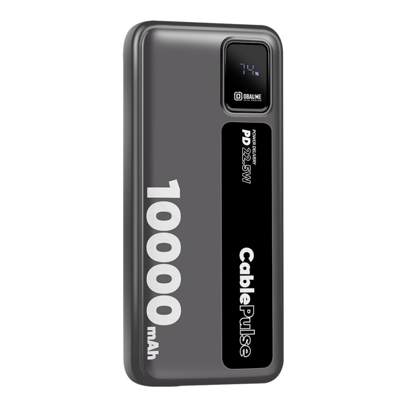 OBAL:ME CablePulse Powerbanka 10000mAh 22,5W Black