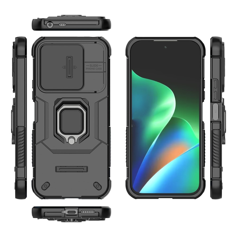 Lens odolný kryt na Xiaomi Redmi 17 4G/5G - černý
