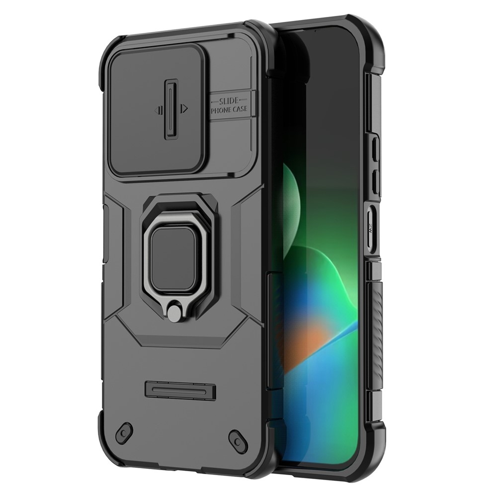 Lens odolný kryt na Xiaomi Redmi 17 4G/5G - černý