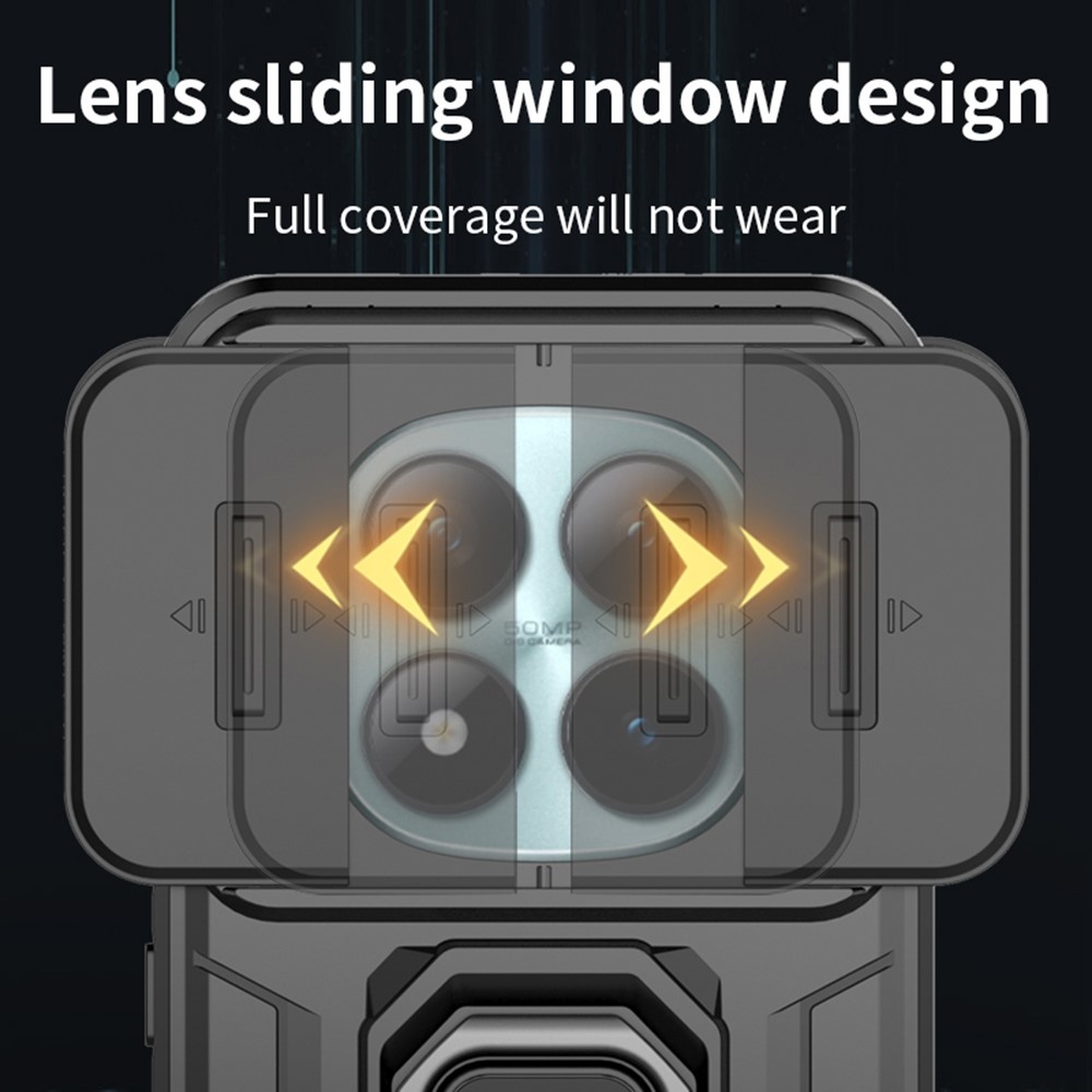 Lens odolný kryt na Xiaomi Redmi Note 15 Pro+ 5G - černý