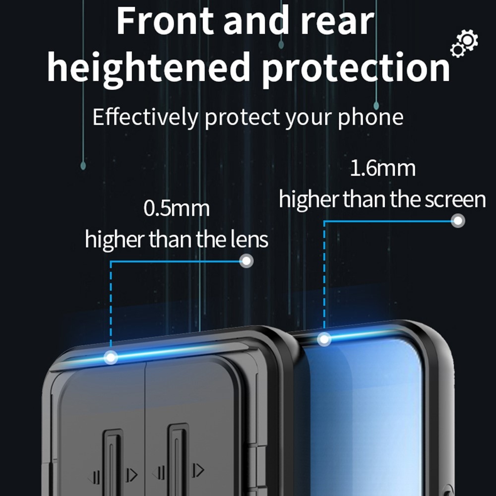 Lens odolný kryt na Xiaomi Redmi Note 15 Pro+ 5G - černý