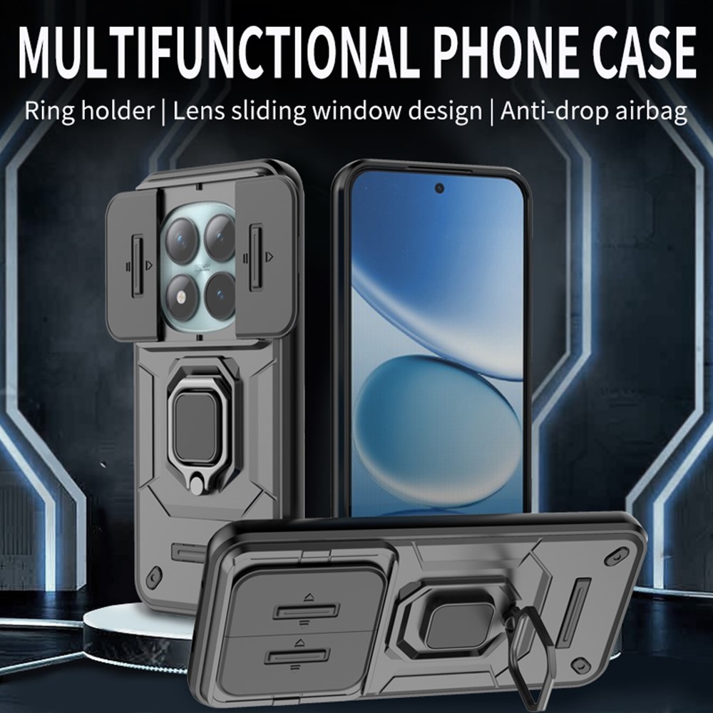 Lens odolný kryt na Xiaomi Redmi Note 15 Pro+ 5G - černý