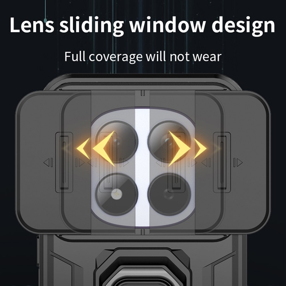 Lens odolný kryt na Xiaomi Redmi Note 15 Pro 5G - černý