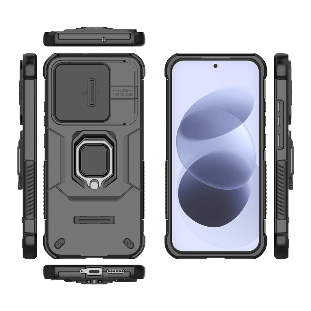 Lens odolný kryt na Xiaomi Redmi Note 17 4G/5G - černý