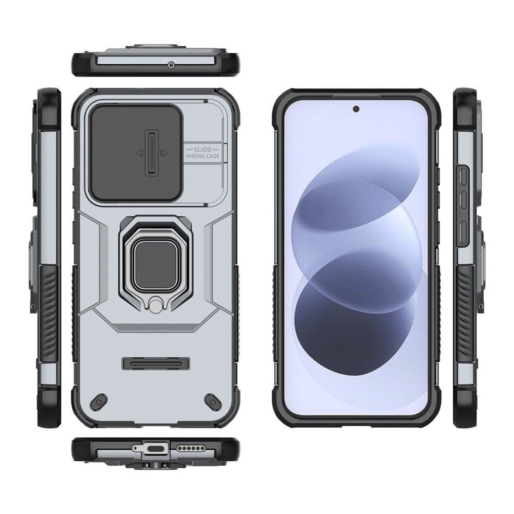 Lens odolný kryt na Xiaomi Redmi Note 17 4G/5G - šedý