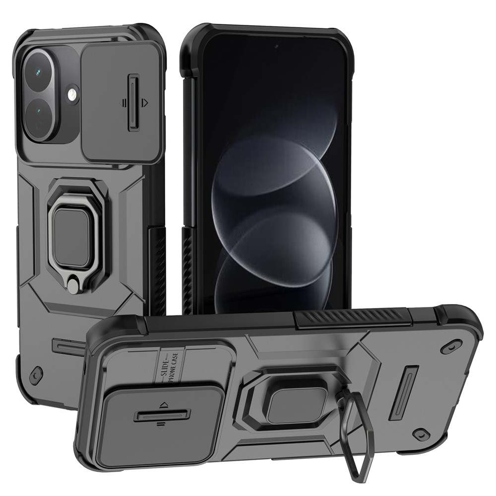 Lens odolný kryt na Xiaomi Redmi Note 17 Pro 5G - černý