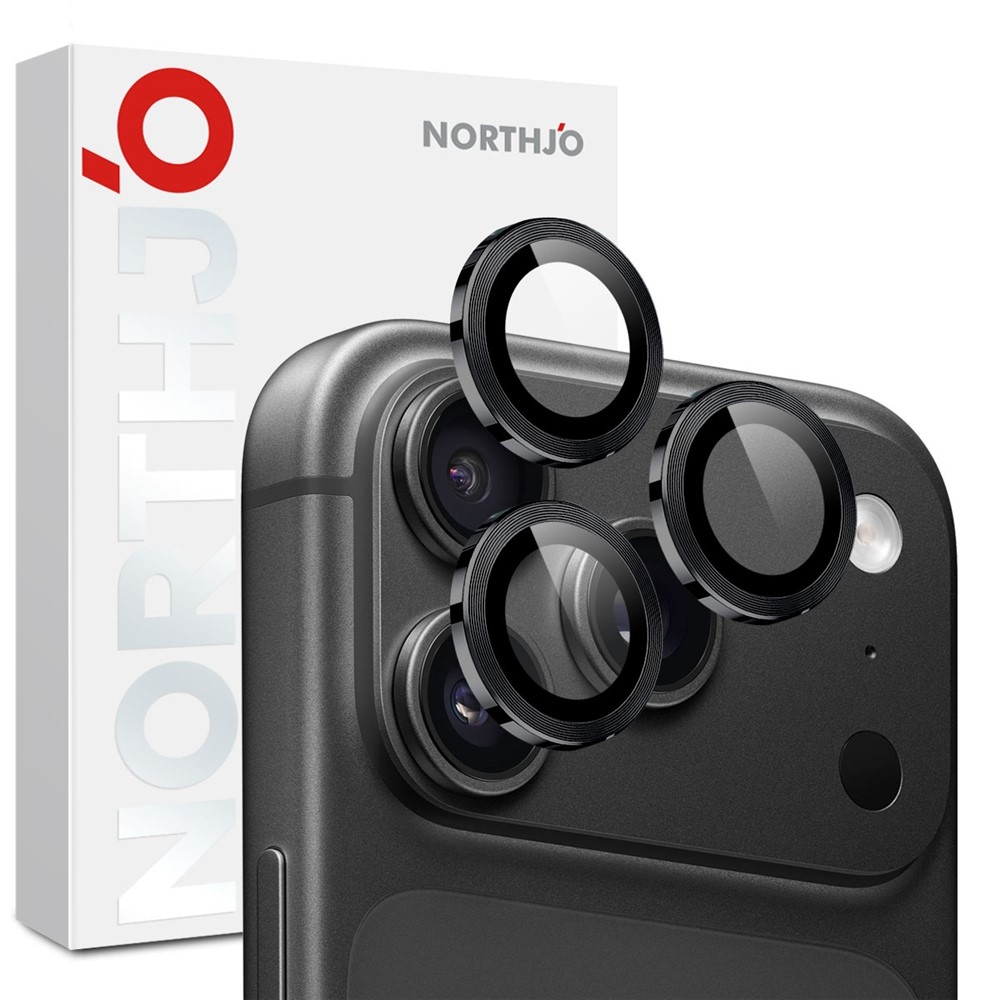 Lens sklo čočky fotoaparátu (samostatná skla) na mobil iPhone 18 Pro Max/18 Pro - černé