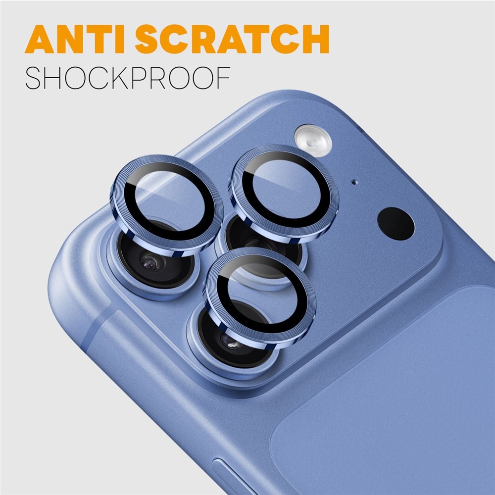 Lens sklo čočky fotoaparátu (samostatná skla) na mobil iPhone 18 Pro Max/18 Pro - modré