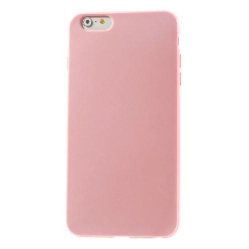 Lesklý gelový obal na iPhone 6s Plus a 6 Plus - růžový