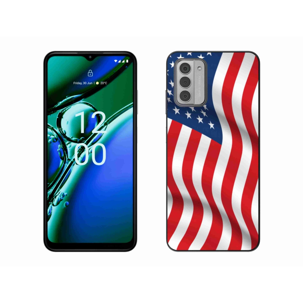 Gelový kryt mmCase na Nokia G42 - USA vlajka