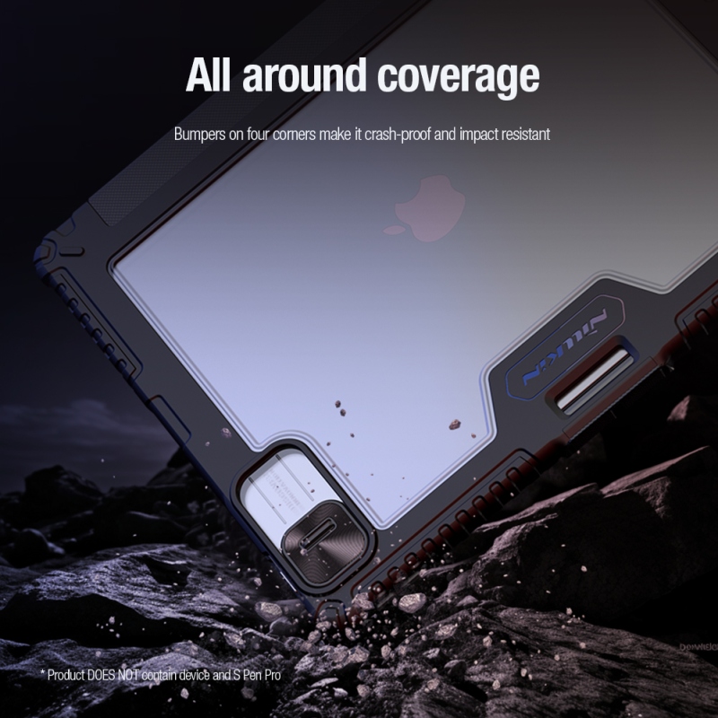 Nillkin Bumper PRO Protective Stand Case Multi-angle pro iPad Pro 13 2024 Black