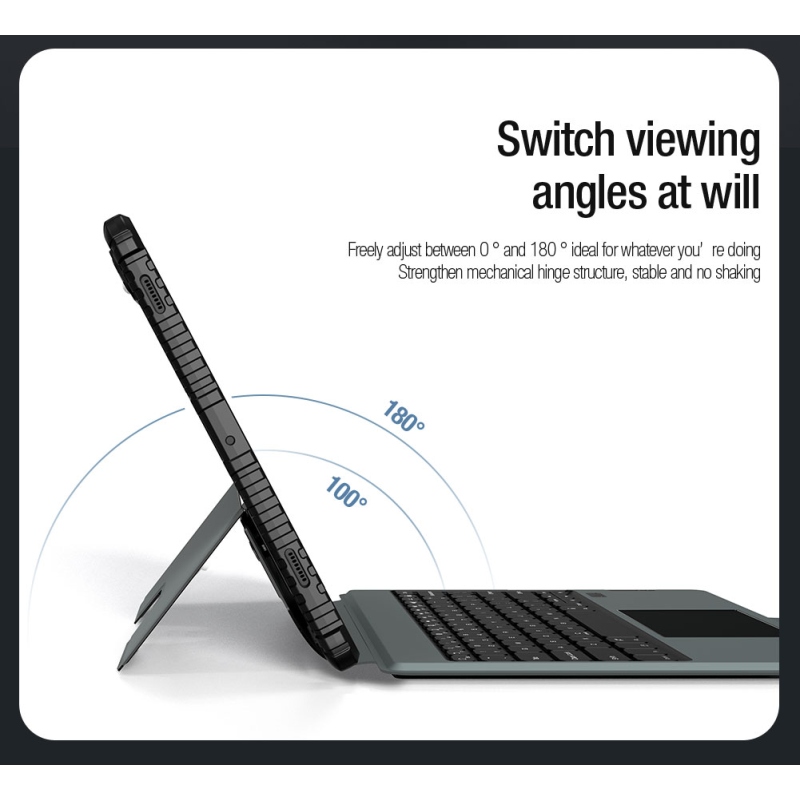 Nillkin Bumper Combo Keyboard Case (Backlit Version) pro Samsung Tab S9+ Black