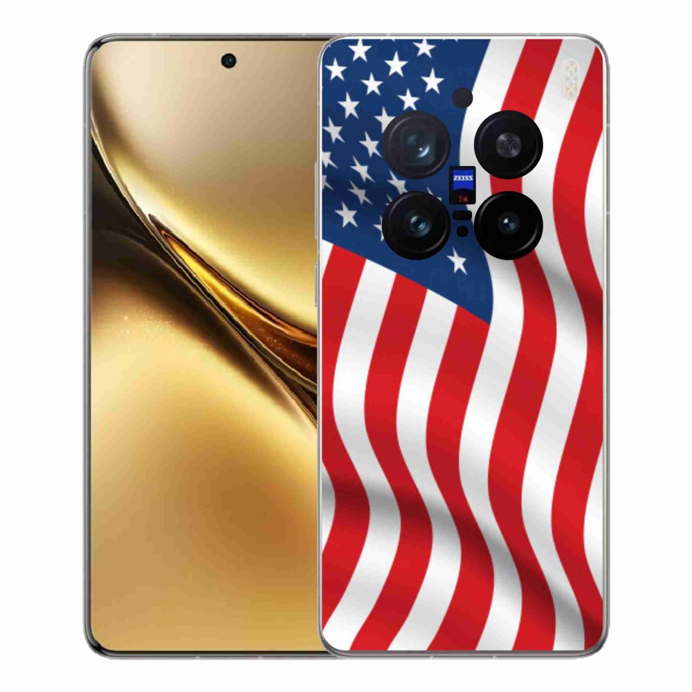 Gelový kryt mmCase na Vivo X200 Pro 5G - USA vlajka