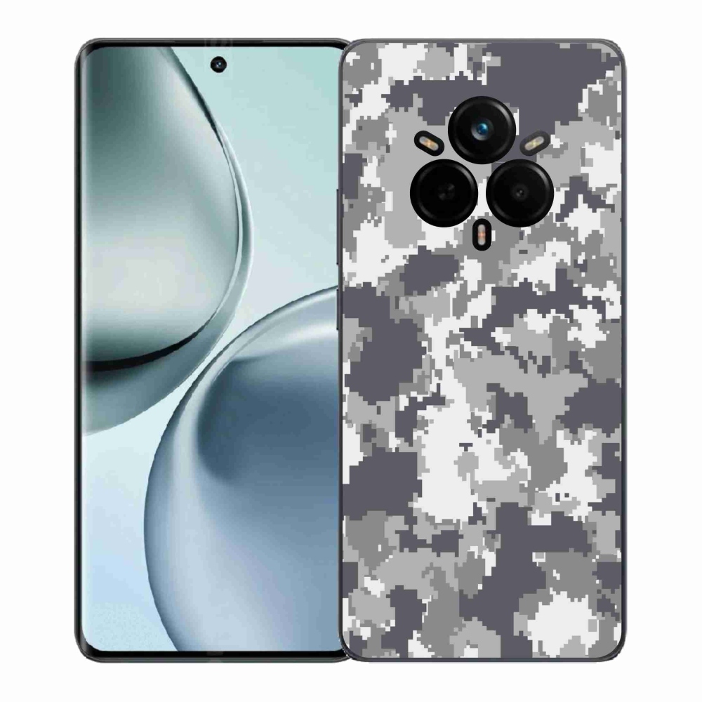 Gelový kryt mmCase na Realme 14 Pro+ 5G - maskáčový vzor 2