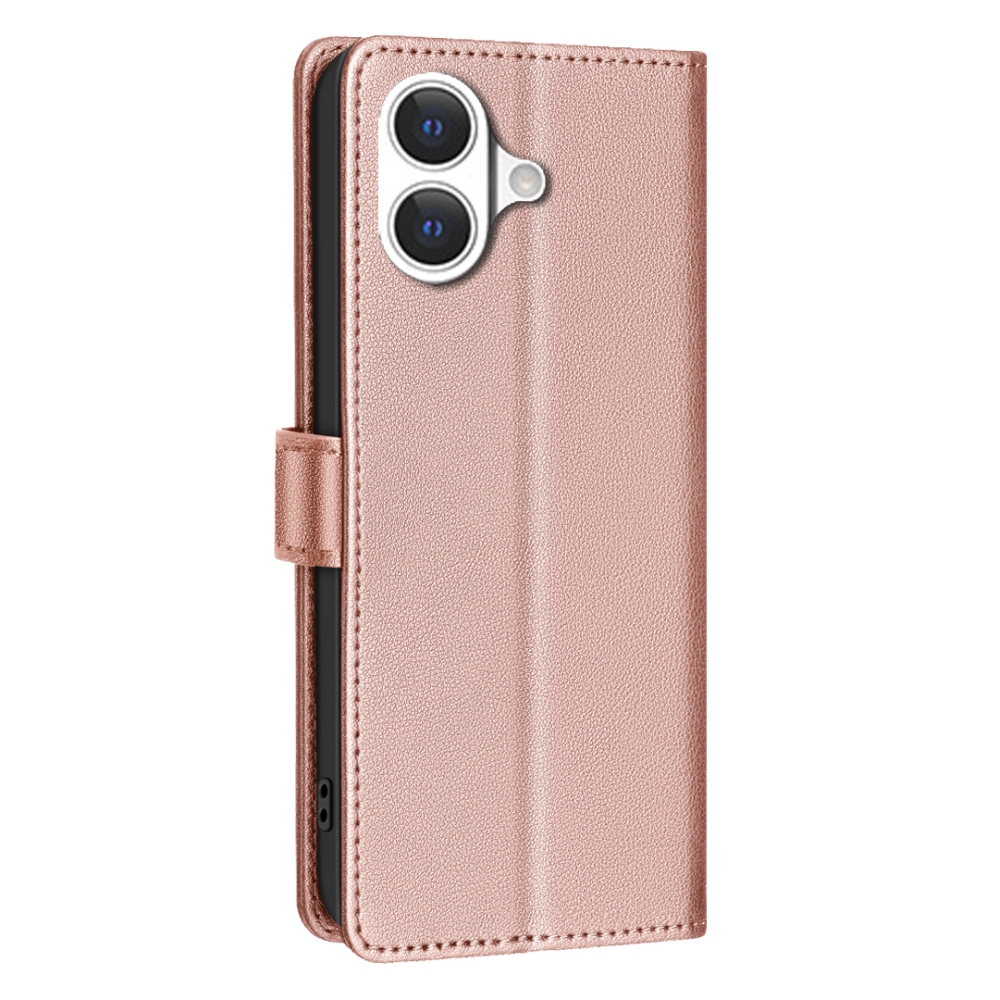 BINFEN knížkové pouzdro na iPhone 17 - růžovozlaté