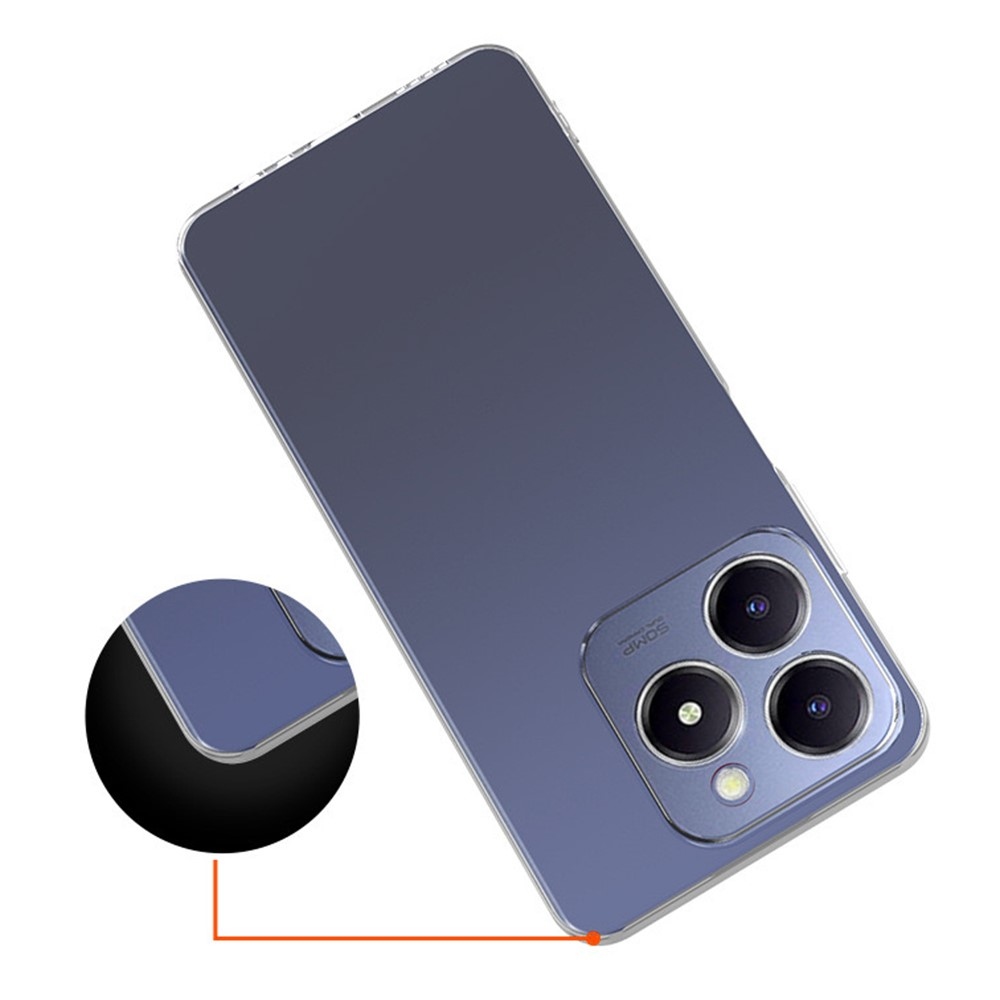 Průhledný gelový obal na Realme C61 - průhledný