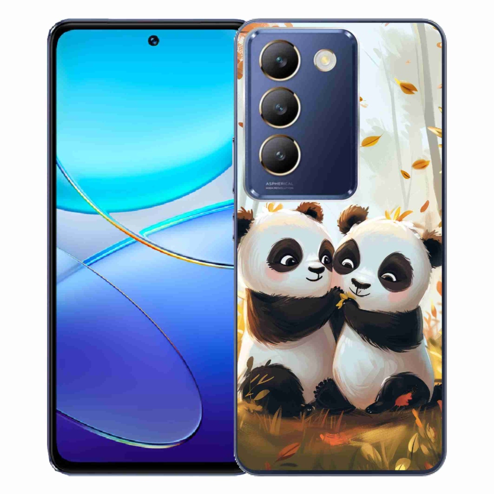 Gelový kryt mmCase na Vivo V40 SE 4G/5G - pandy