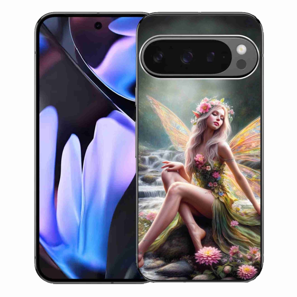 Gelový kryt mmCase na Google Pixel 9 Pro XL - motýlí žena 1