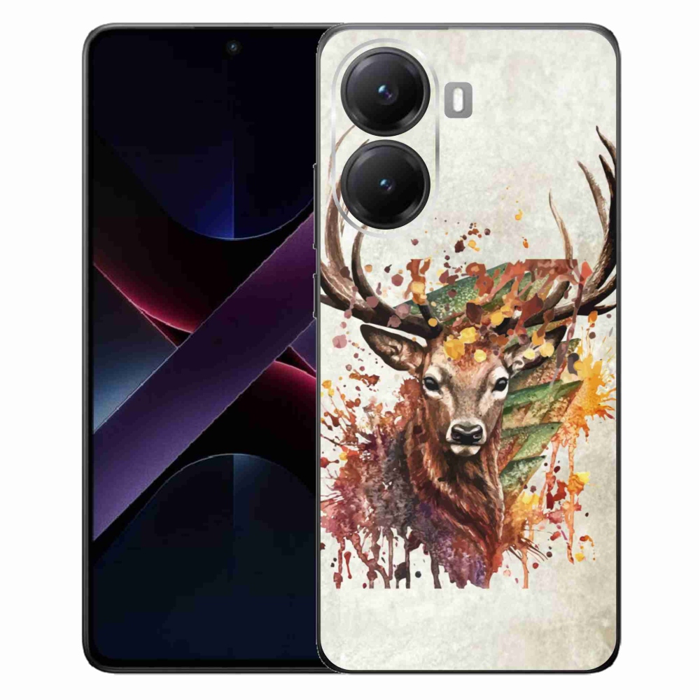 Gelový kryt mmCase na Xiaomi Poco X7 Pro 5G - jelen 1