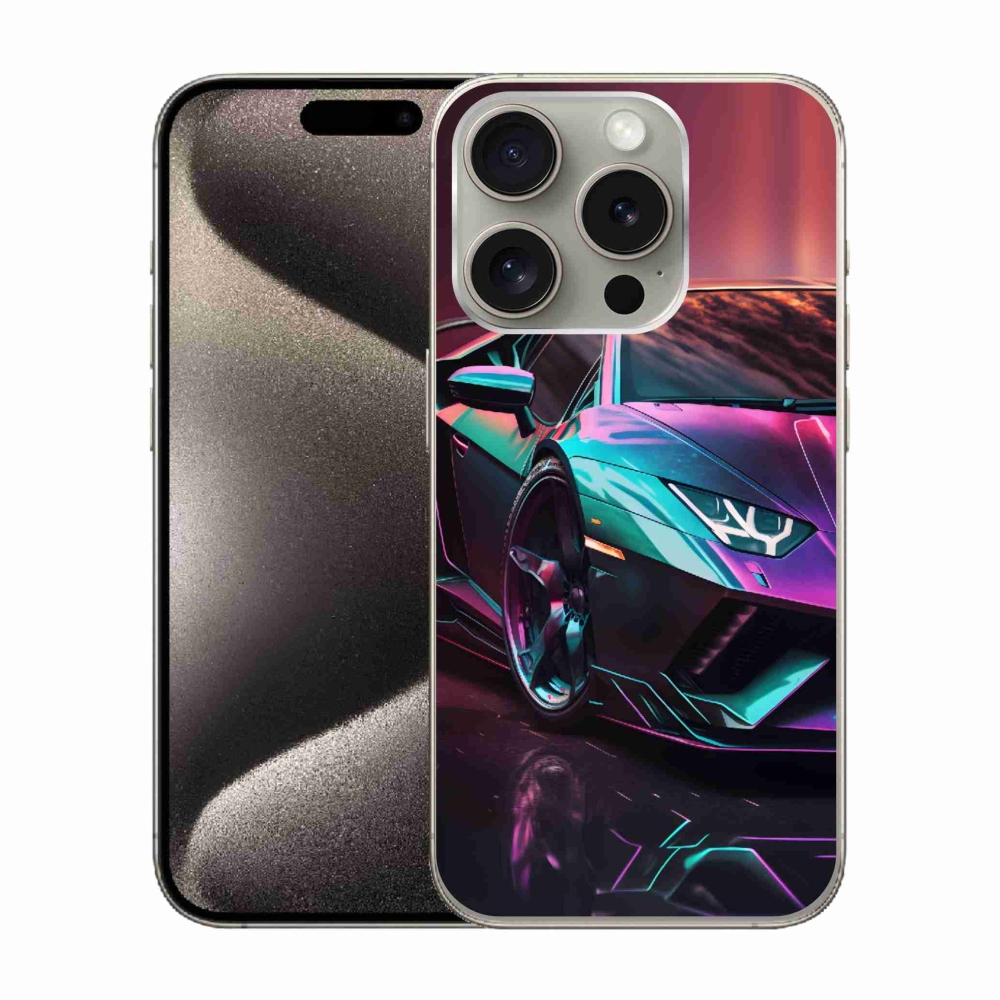 Gelový kryt mmCase na iPhone 15 Pro - auto 8