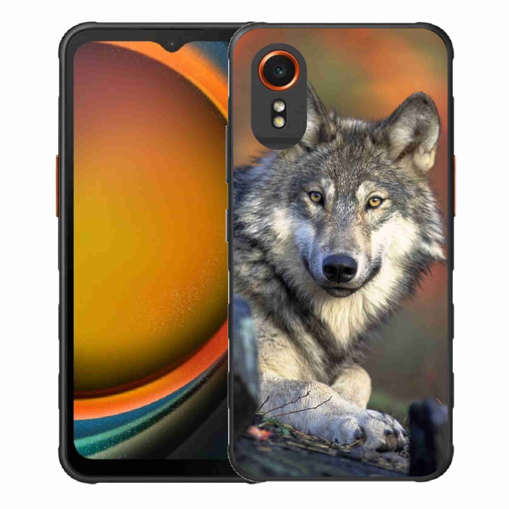 Gelový obal mmCase na Samsung Galaxy Xcover 7 - vlk