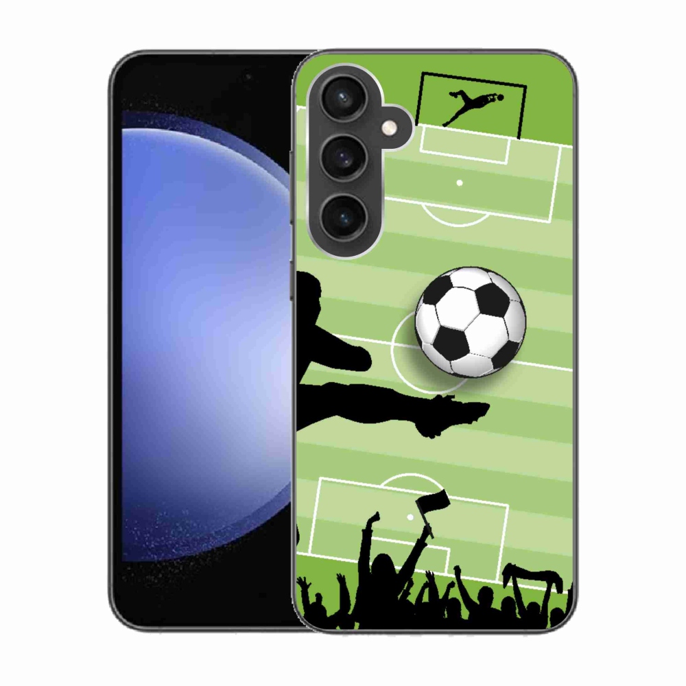 Gelový kryt mmCase na Samsung Galaxy S23 FE - fotbal 3