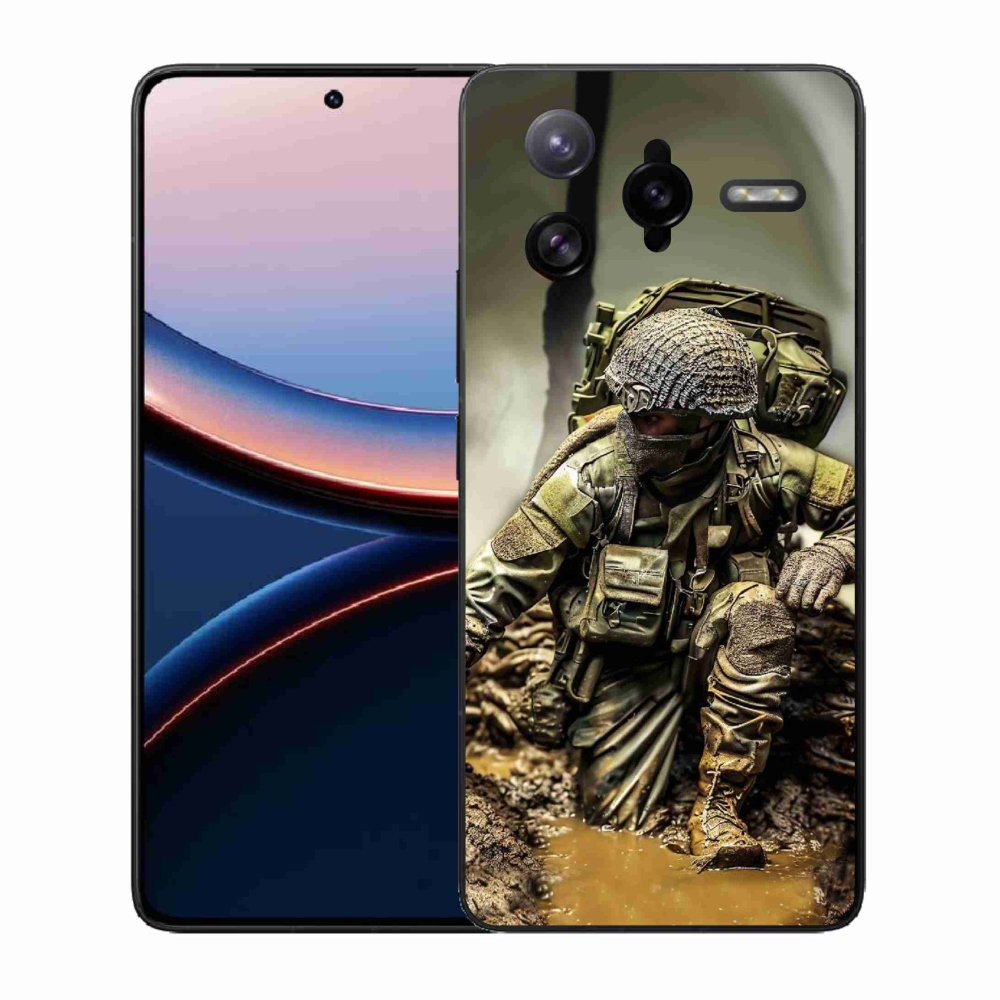 Gelový kryt mmCase na Xiaomi Poco F7 Ultra - voják