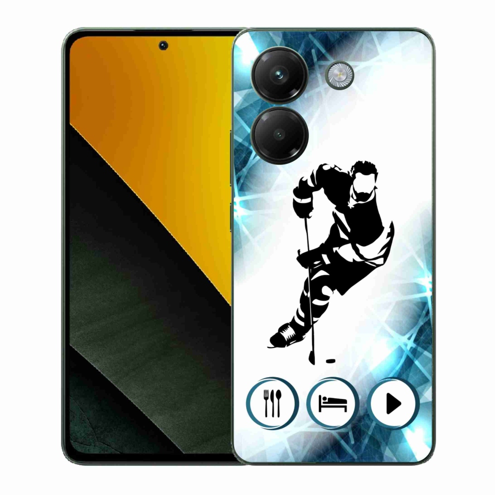Gelový kryt mmCase na Xiaomi Poco M7 Pro 5G - hokej 1