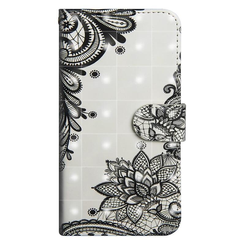 Light peněženkové pouzdro pro mobil Samsung Galaxy A50/A30s - krajkový květ