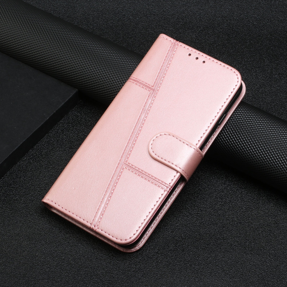 Line knížkové pouzdro na Honor 600 Pro 5G/Honor 600 5G - růžovozlaté