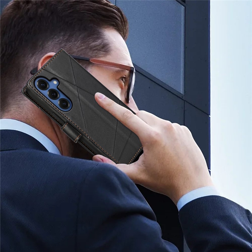 Line knížkové pouzdro na Samsung Galaxy S26 - černé