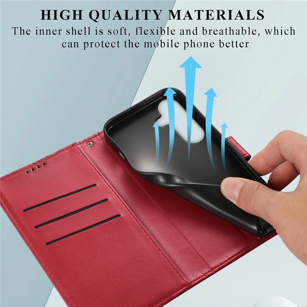 Line knížkové pouzdro na Samsung Galaxy S26 - červené