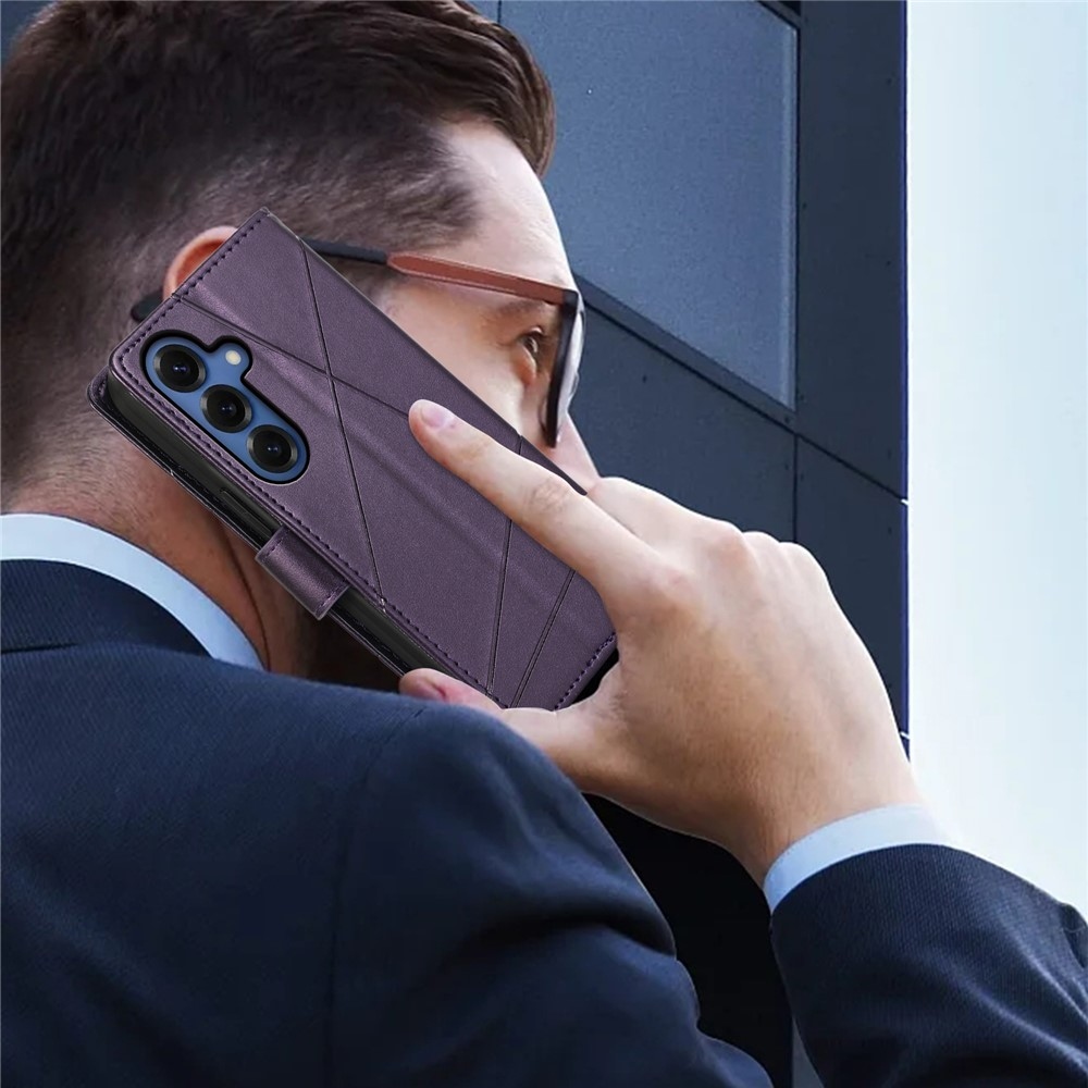 Line knížkové pouzdro na Samsung Galaxy S26+ - fialové