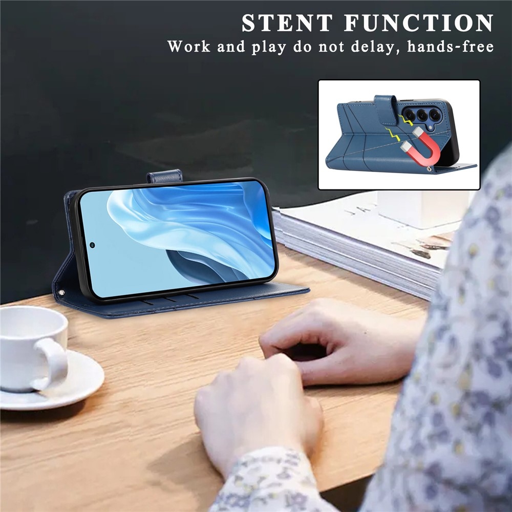 Line knížkové pouzdro na Samsung Galaxy S26 - modré