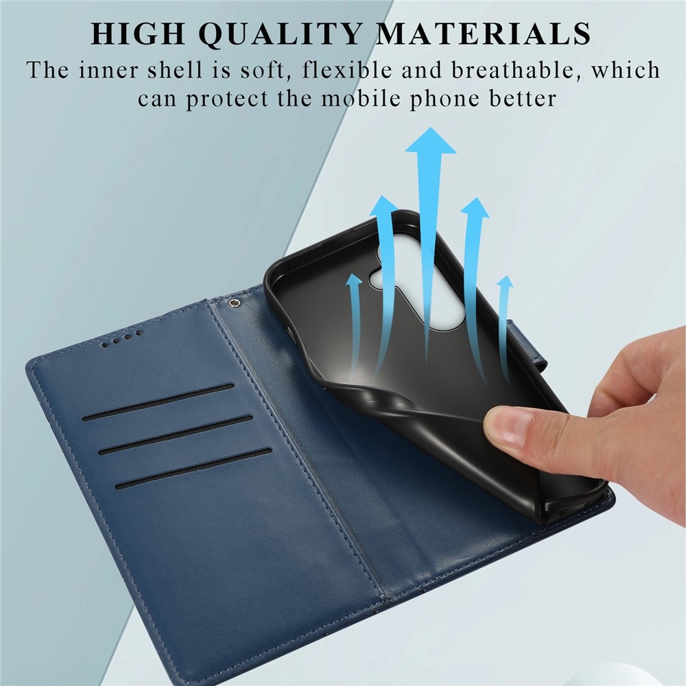 Line knížkové pouzdro na Samsung Galaxy S26 - modré