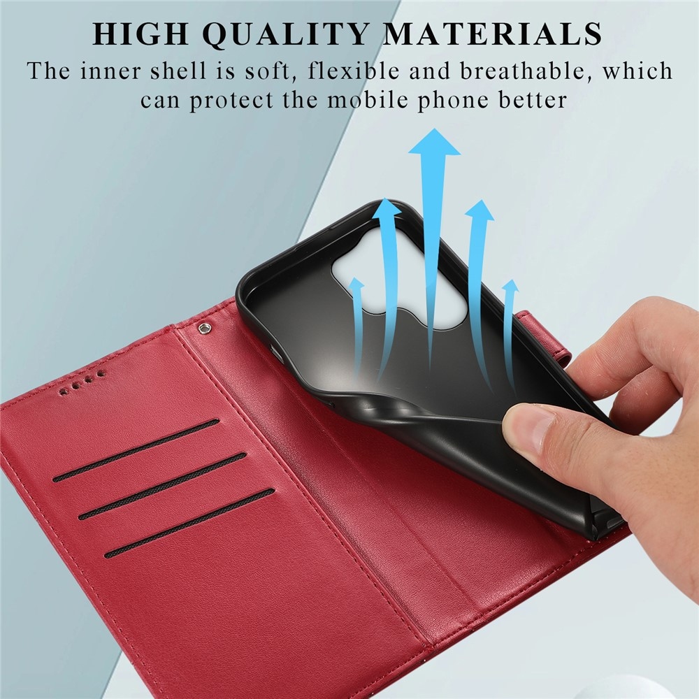 Line knížkové pouzdro na Samsung Galaxy S26 Ultra - červené