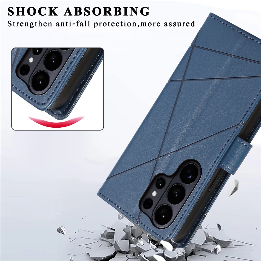 Line knížkové pouzdro na Samsung Galaxy S26 Ultra - modré