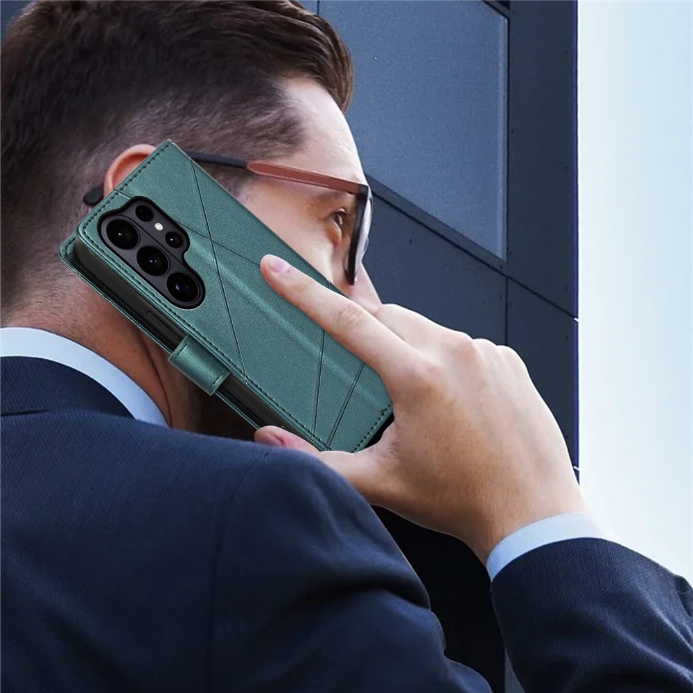 Line knížkové pouzdro na Samsung Galaxy S26 Ultra - zelené