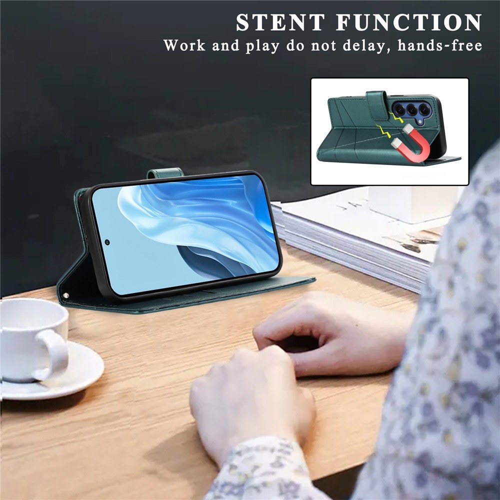 Line knížkové pouzdro na Samsung Galaxy S26 - zelené