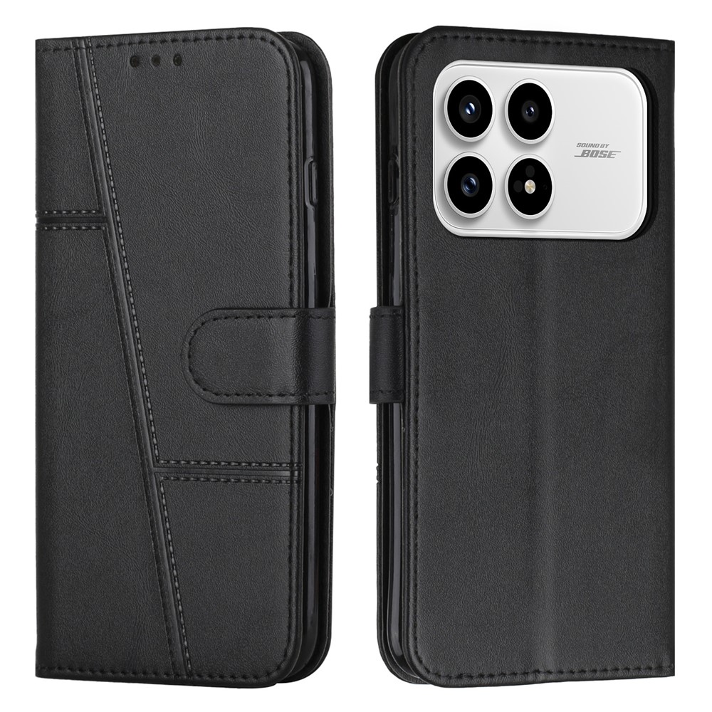 Line knížkové pouzdro na Xiaomi Poco F8 Pro 5G - černé