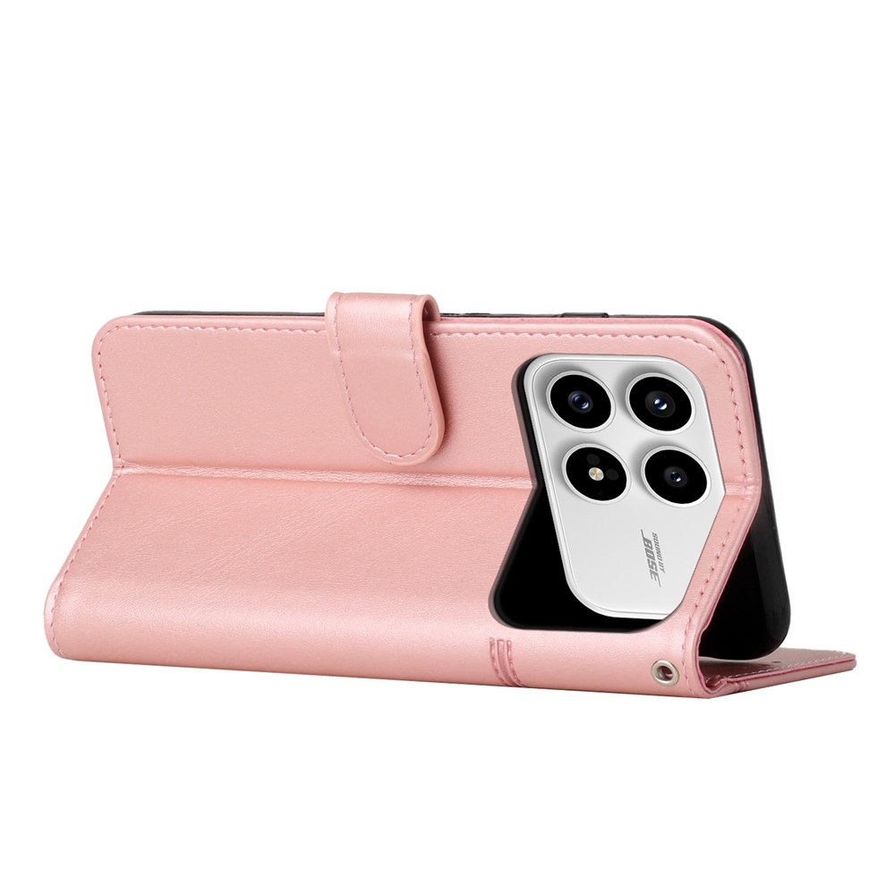 Line knížkové pouzdro na Xiaomi Poco F8 Pro 5G - růžovozlaté