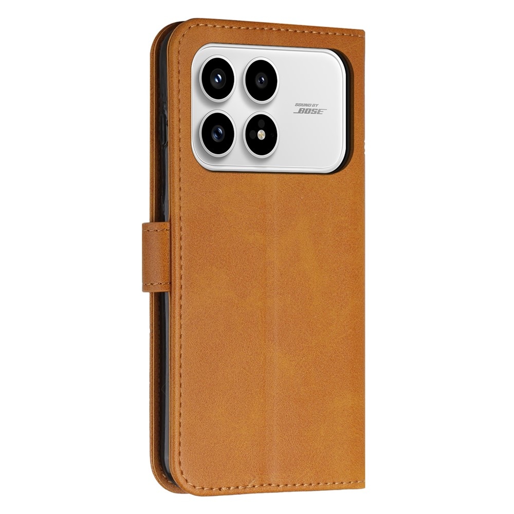 Line knížkové pouzdro na Xiaomi Poco F8 Pro 5G - žluté