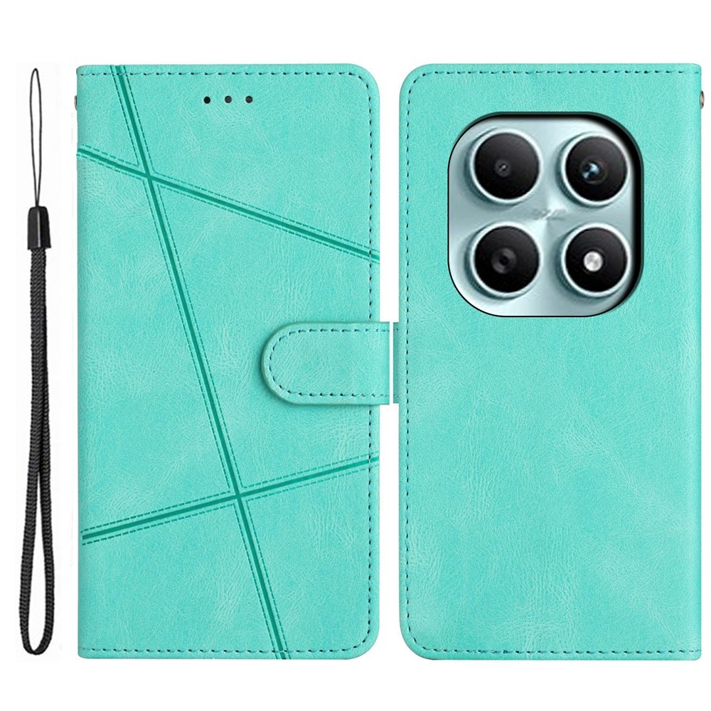 Line knížkové pouzdro na Xiaomi Poco M8 5G/Redmi Note 15 5G - zelené