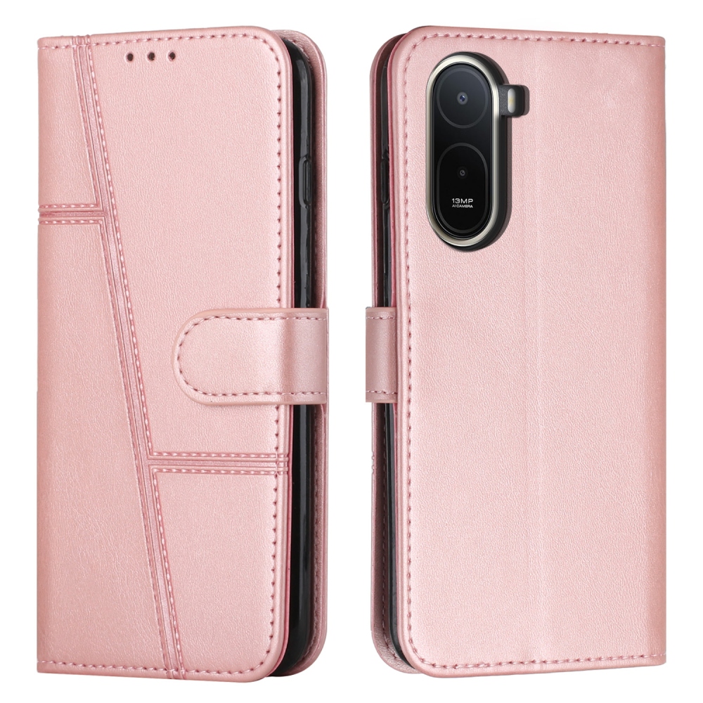 Line knížkové pouzdro na Xiaomi Redmi A7 Pro - růžovozlaté
