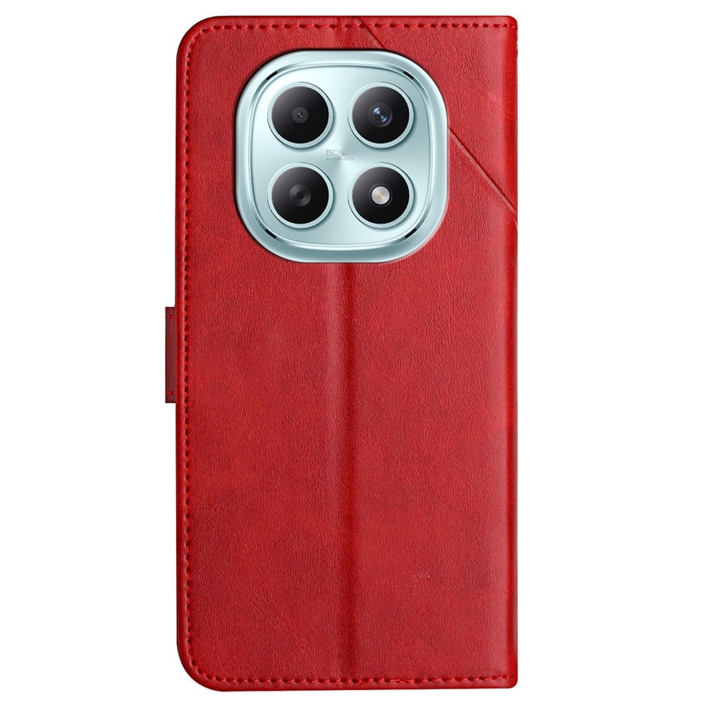 Line knížkové pouzdro na Xiaomi Redmi Note 15 4G - červené